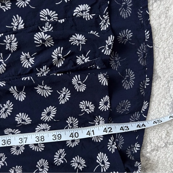 Fat Face Midi Dress Francis Daisy Floral Navy Blue Button Front Ditzy Modest 2 - Picture 12 of 13